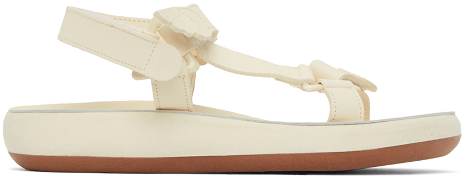 Ancient Greek Sandals Off-White Poria Sandals