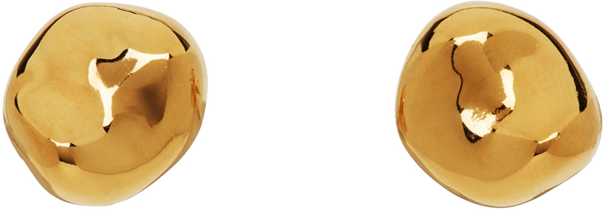 AGMES Gold Small Gia Stud Earrings