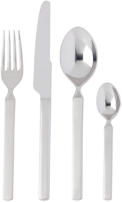 Alessi Silver Dry 24-Piece Cutlery Set