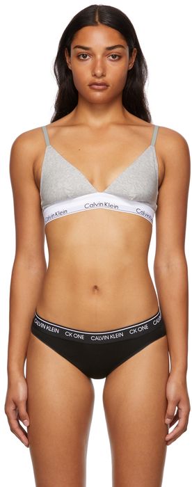 Calvin Klein Underwear Gray Modern Triangle Bra