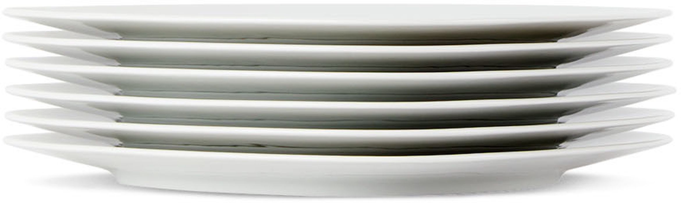 Alessi White Colombina 6-Piece Side Plates