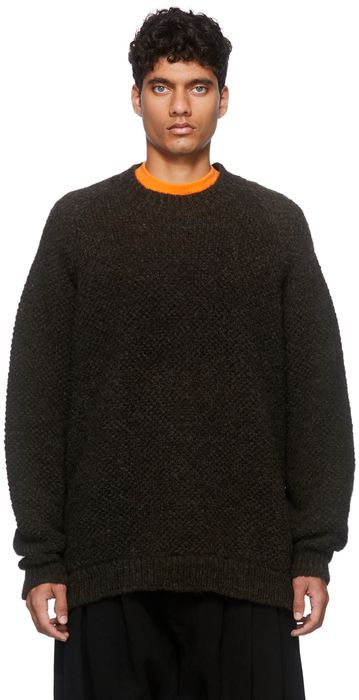 Jan-Jan Van Essche Brown Knit #52 Sweater