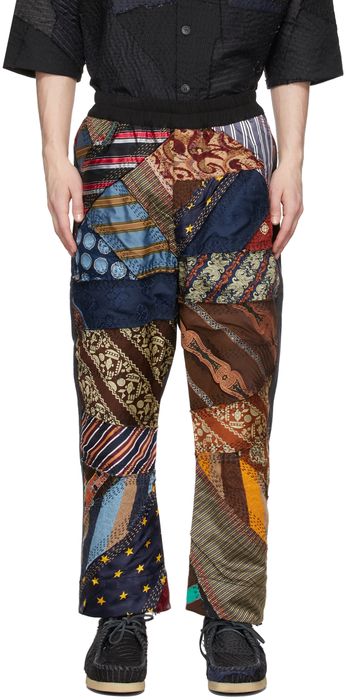 By Walid Multicolor Gerald Trousers