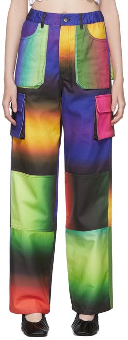 AGR Multicolor Gradient Twill Trousers