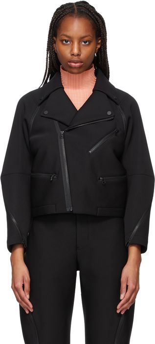 Issey Miyake Black Out A Piece Rider Jacket