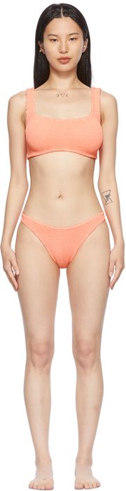 Hunza G Orange Cropped Xandra Bikini