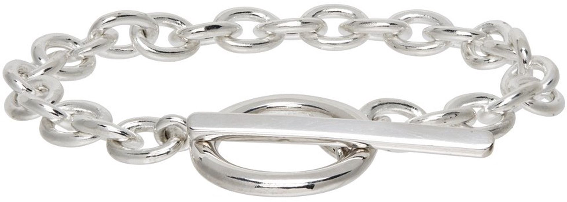 AGMES Silver Classic Chain Bracelet