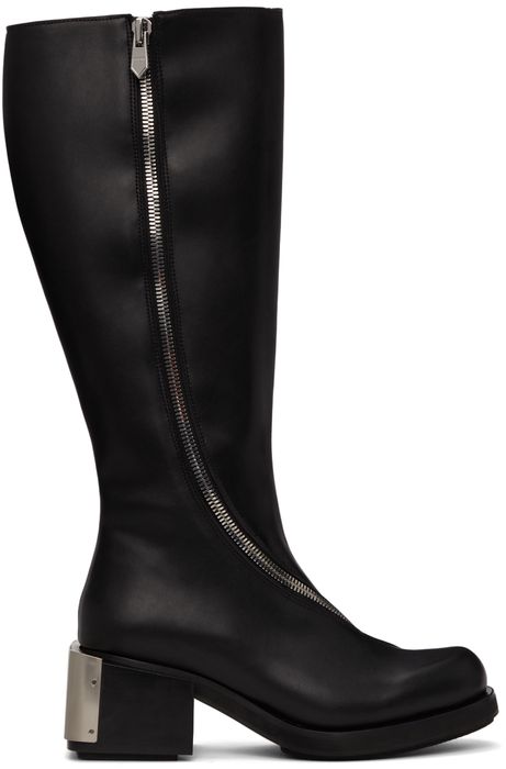 GmbH Faux-Leather Riding Boots