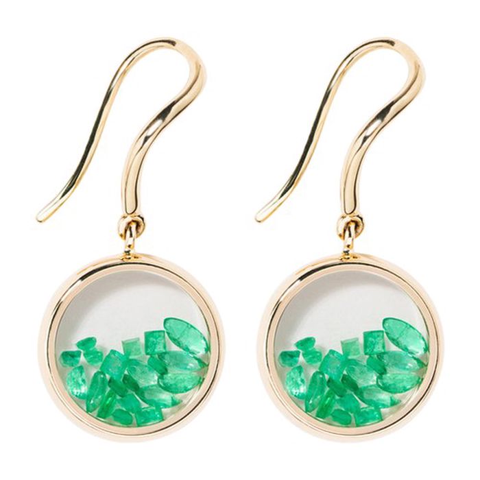 Chivor emerald earrings