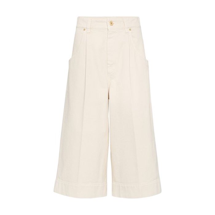 A-line Bermuda trousers