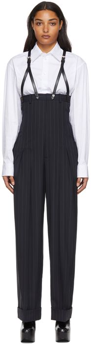 Jean Paul Gaultier Navy Madone Harness Trousers