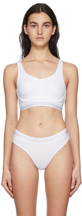 Calvin Klein Underwear White Lined Bralette