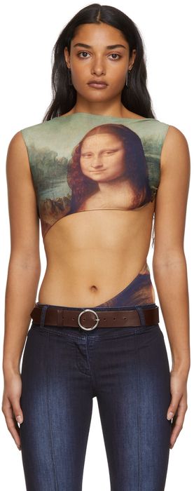 Jean Paul Gaultier Beige Mona Lisa Bodysuit