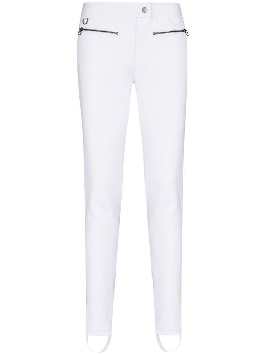 Erin Snow Jes stirrup ski trousers - White