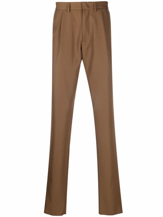 Caruso tapered-leg trousers - Brown