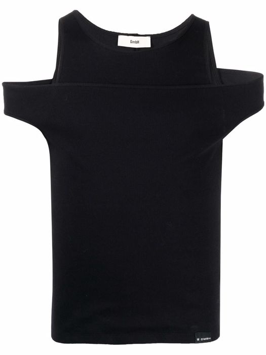 GmbH Deron cold-shoulder T-shirt - Black