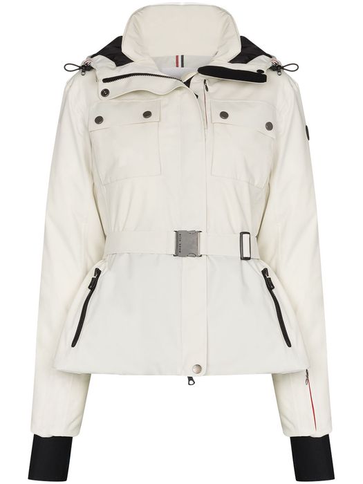 Erin Snow Diana belted ski jacket - White