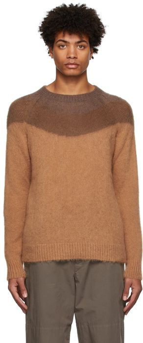 Davi Paris Brown Mohair Sweater