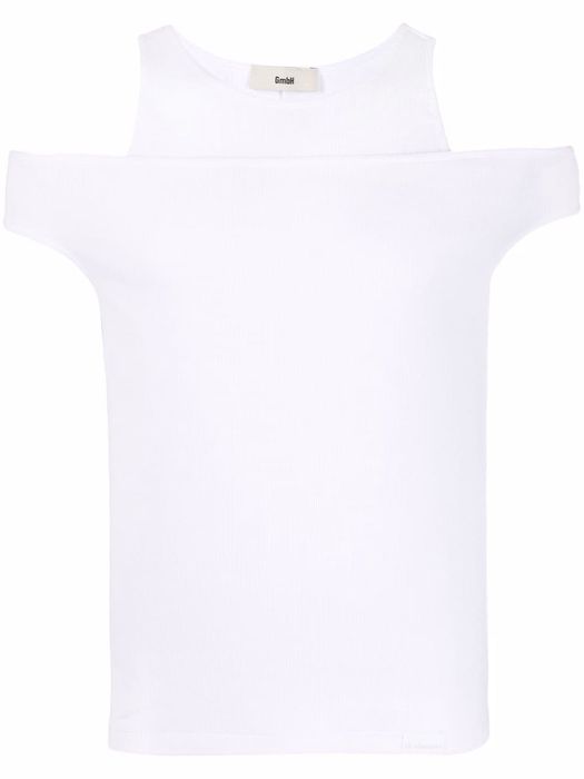 GmbH Deron cold-shoulder T-shirt - White