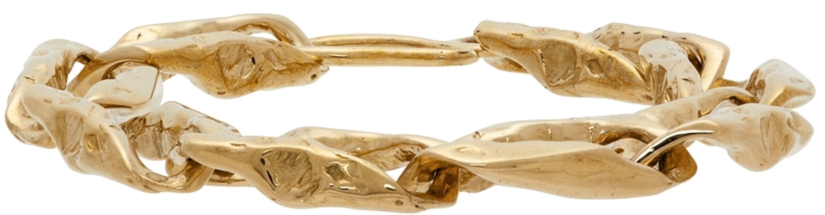 Faris SSENSE Exclusive Gold Terra Chain Bracelet