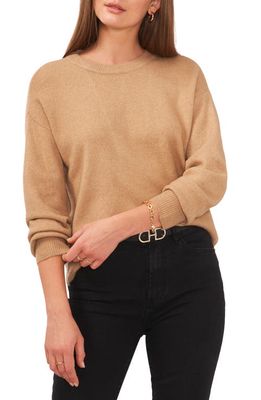 1.STATE Crossback Sweater in Latte Heather Brown
