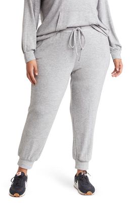 1.STATE Drawstring Joggers in Silver Heather