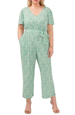 1.STATE Floral Jumpsuit in Fresh Grass