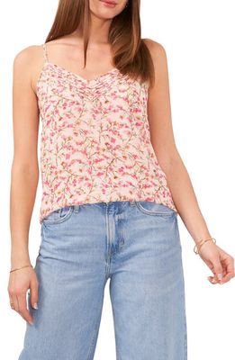 1.STATE Pintuck V-Neck Camisole in Garden Bliss