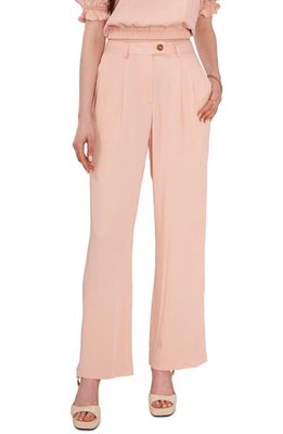 1.STATE Pleated Trousers in Villa Pink