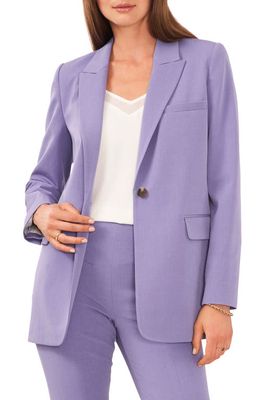 1.STATE Single Button Relaxed Blazer in Twilight Purple