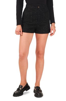 1.STATE Tweed Shorts in Rich Black