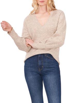 1.STATE V-Neck Sweater in Oatmeal
