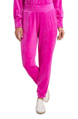 1.STATE Velour Pants in Party Pink