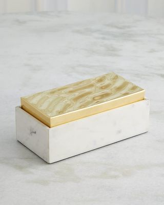 10" Brass Shimmer Box