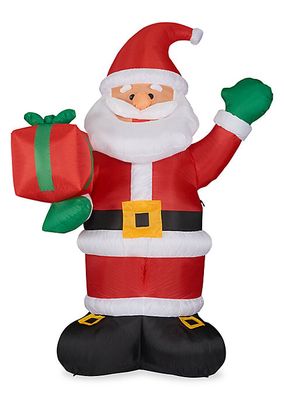 10-Foot Tall Santa Claus with Gift Blow Up Inflatable