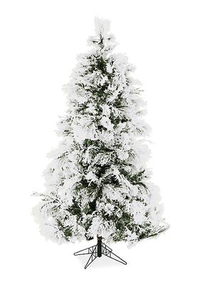 10-Ft. Flocked Snowy Pine Christmas Tree