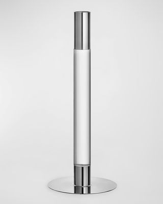 10" Lumiere Candlestick, Silver