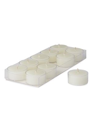 10-Piece Tealight Candle Set - Ivory - Ivory