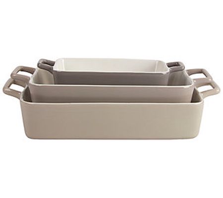10 Strawberry Street 3-Piece Nested Bakeware Se t with Handles