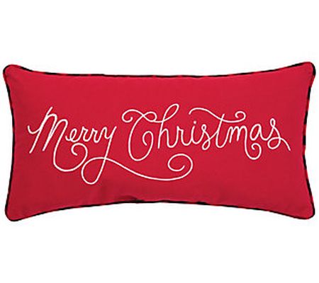 10" x 20" Merry Christmas Pillow by C&F Home