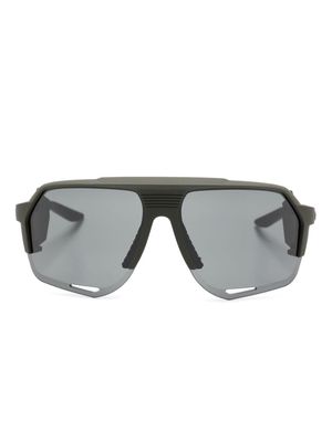 100% Eyewear Norvik oversize-frame sunglasses - Green