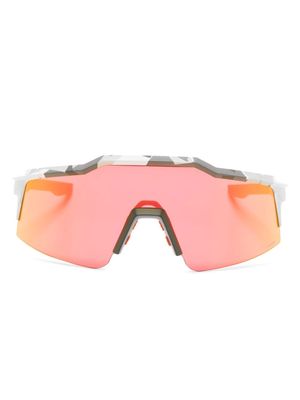 100% Eyewear Speedcraft oversize-frame sunglasses - Grey