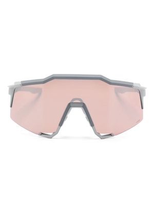 100% Eyewear SPEEDCRAFT® oversized-frame sunglasses - Grey