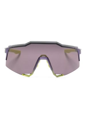 100% Eyewear SPEEDCRAFT® oversized-frame sunglasses - Purple