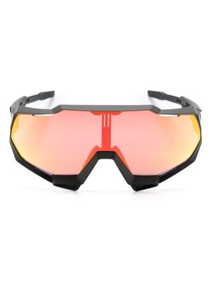 100% Eyewear Speedtrap oversize-frame sunglasses - Black