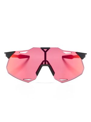 100% Eyewear XS shield-frame sunglasses - Black