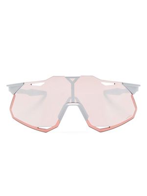 100% Eyewear XS shield-frame sunglasses - Grey