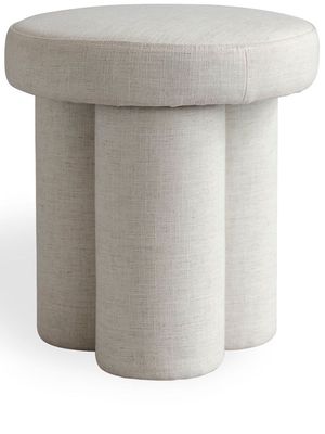 101 Copenhagen Big Foot linen stool - White