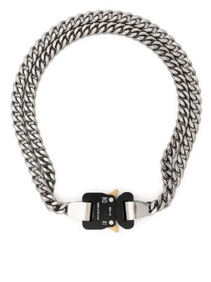 1017 ALYX 9SM 2x Chain buckle necklace - Silver