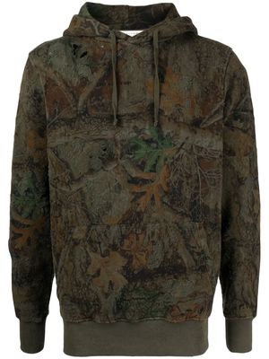 1017 ALYX 9SM abstract-print cotton hoodie - Green